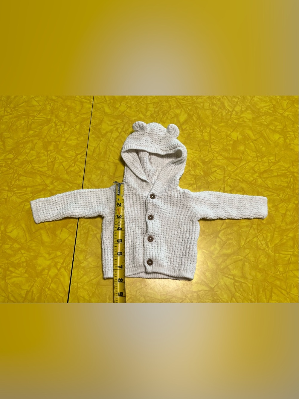Carter’s Newborn Knitted Baby Sweater - Picture 4 of 7